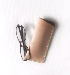 High Quality Genuine Leather Luxury <b>Glasses</b> Cover Soft Eyewear Holder <b>Case</b> <b>for</b> Daily Use Travel Office Durable Scratchproof - Product Image 1