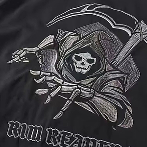 OEM personalizado bordado Logo invierno bombardero chaqueta de cuero acolchado Letterman College hombres rompevientos con chaquetas bordadas - Product Image 4