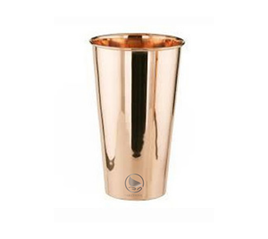300ml Pure Copper Hammered <b>Tumblers</b> for Ayurveda Health Benefits <b>Glass</b> Drinkware for Parties - Product Image 3