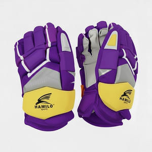 Gants de hockey sur glace à doigts entiers, best-seller, pour l'entraînement, design professionnel, nouveau modèle, équipement de lacrosse pour jeunes, gants de hockey sur glace de terrain - Product Image 3