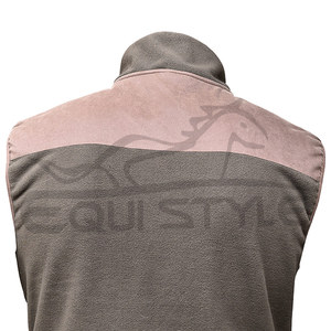 Chaleco de lana de caza sin mangas, chaleco de lana Polar de alta calidad, chaleco con logotipo personalizado, chaqueta de lana de invierno gris claro Rosa té - Product Image 5