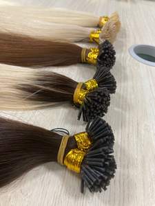 Itip Super Doble Lujo Vietnamita Remy Extensiones de cabello Ondulado profundo Un donante de color - Product Image 5