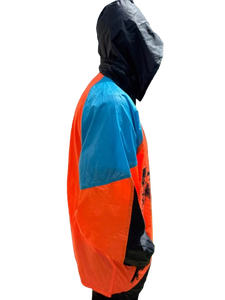 Custom Design 100% Nylon Windbreaker <b>Jacket</b> Plus Size <b>Men's</b> Outdoor Waterproof Hooded Zip Pullover Anorak in Blank Colorful - Product Image 3