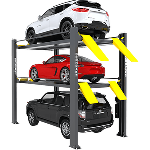 3 Sistema de apilamiento de automóviles altos Espacio de estacionamiento 4 Poste Elevador de estacionamiento de 3 niveles - Product Image 5