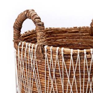 Handmade Set of 4 Seagrass Water Hyacinth Woven Storage Basket - Product Image 6