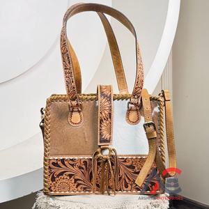 Wholesale New Designer Famous Brands Hand Tooled Cowhide Leather <b>Tote</b> <b>Bag</b> Purses & Handbags for Women High Quality Shoulder <b>Bags</b> - Product Image 1