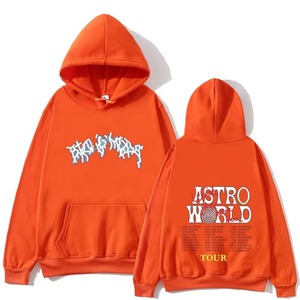 Casual Style Plus-Size 100% Cotton Fleece <b>Lightweight</b> <b>Hoodies</b> Breathable Winter Wear High Quality Solid Pattern Hooded - Product Image 3