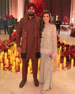 India Designer Three-Piece Traditional Top Koti Plazzo Set with Sequin Embroidery Women's Party <b>Festive</b> Outfit - Product Image 3