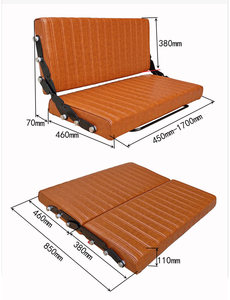 Divano Letto Pieghevole in Pelle per Camper RV, Impermeabile e Su Misura per Mercedes-Benz Sprinter - Product Image 6