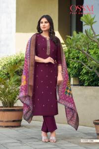 Diseño exclusivo Maruti moda mujer reserva rápida 100% viscosa seda romana fiesta/boda desgaste Kurti pantalón Nd hermosa Dupatta - Product Image 2