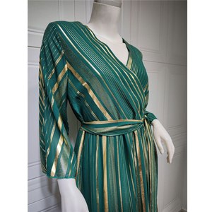 Robes amples musulmanes du Moyen-Orient pour femmes, kaftans, style musulman modeste, haute qualité, sensation confortable, imprimé Dubaï, vente en gros - Product Image 6