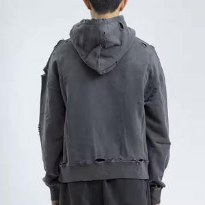 Sweat à capuche surdimensionné personnalisé pour hommes en coton éponge française sweat à capuche de haute qualité pull à capuche pour hommes - Product Image 5