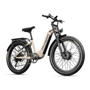Bicicleta Eléctrica Nueva de Alta Calidad con Suspensión Completa, 48v2000W, 17.5AH, 26 Pulgadas, para Adultos, con Llantas Gruesas, 7 Velocidades - Product Image 1