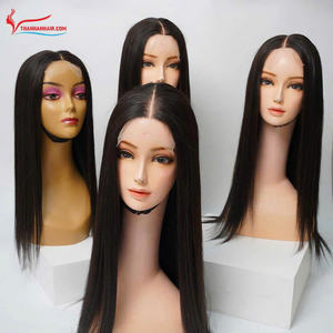 Extensions de cheveux humains vierges vietnamiens crus de luxe Perruque droite naturelle avec perruques frontales en dentelle HD Vente en gros - Product Image 6