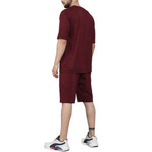 Ensemble jumeau pour hommes sur mesure chemise à manches courtes à séchage rapide avec short | Ensemble jumeau respirant de haute qualité pour hommes deux pièces personnalisé - Product Image 3