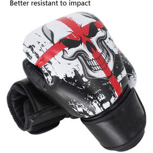 Guantes de Boxeo de Cuero Personalizables con Logotipo Personalizado, Cierre de Gancho y Bucle, Diseño Ligero y Transpirable para Entrenamiento Profesional - Product Image 3