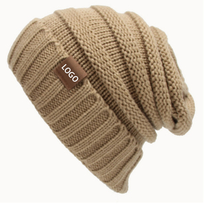 Bonnet froid personnalisé avec impression par transfert de chaleur et logo, broderie 3D, bonnet chaud et élégant pour adultes, automne et hiver - Product Image 1