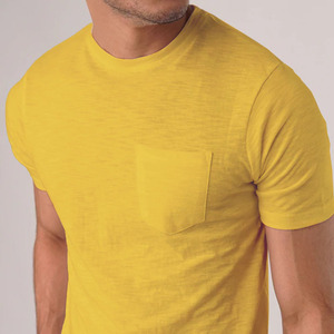 T-shirt uni pour hommes T-shirt en polyester T-shirts à séchage rapide Stock personnalisé Impression Logo Unisexe Gym Sports T-shirts pour hommes - Product Image 6