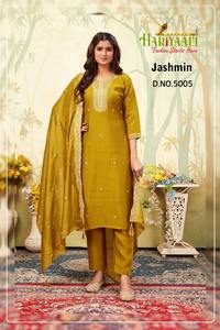 Ensembles de Kurti en soie pure PV de créateur prêts à porter, robe Kalamakari pour 2025, nouvelle robe Kalamkari pour femmes, ensembles en coton 3 pièces - Product Image 4