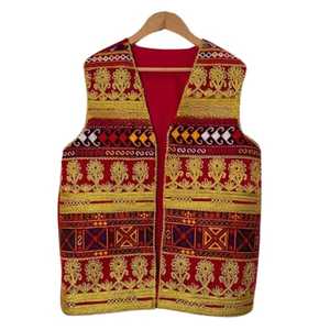 Custom Embroidered <b>Men's</b> <b>Vests</b> & Waistcoats Afghani <b>Men</b> Traditional Clothing Sleeveless <b>Vest</b> Party & Festive Wear Waistcoat Male - Product Image 1