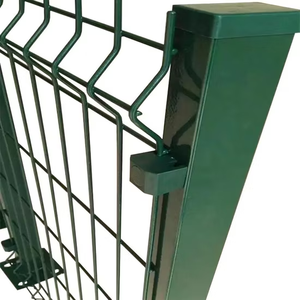 PVC kaplı 3D kavisli Metal çit Panel kaynaklı hasır bahçe çit çiftlik için 3D bükme kafes ve kapı - Product Image 2