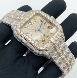 Movimiento automático Hip Hop Moissanite Diamond Watch - Product Image 4