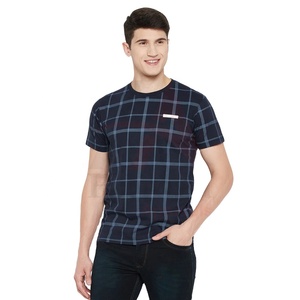 T-shirt pour homme de qualité supérieure, motif lettres, col rond, couleur personnalisée, manches courtes, 100% coton, 180 GSM, respirant, de haute qualité, en laine peignée - Product Image 1