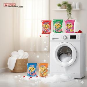 Bio Zip Flora Détergent en poudre 750g Floral Jasmin Lavande Fleur Parfumé Détergent pour tissu pour vêtements - Product Image 4