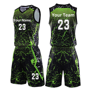 Pantalones cortos de baloncesto de poliéster 100% personalizados, nuevo estilo, uniforme de verano estampado con características transpirables, hechos en Pakistán - Product Image 1