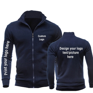 Sudaderas con capucha de hombre con logotipo personalizado y cremallera, Sudadera con capucha de manga larga, Sudadera con capucha de hombre de alta calidad al por mayor - Product Image 4