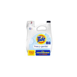 Detergente líquido Tide Free & Gentle en botellas grandes disponible para supermercados y distribuidores - Product Image 2