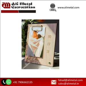 Marco de fotos de tema clásico Marcos de fotos con soporte de tablero de madera MDF Marco de lienzo hecho a mano de alta calidad - Product Image 5