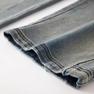 2025 Wholesale Price Women's Jeans High Waist Baggy Wide Leg Washed Vintage Casual Private Label Women's Jeans - Product Image 3