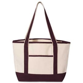 Sac fourre-tout en toile à fermeture éclair de haute qualité, sac de Shopping à la mode, sac personnalisé disponible - Product Image 4