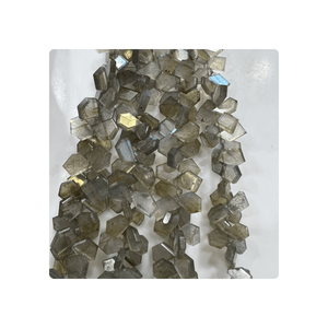 Piedra preciosa labradorita natural de primera calidad, forma elegante de Briolette, 6-8MM aprox. Tamaño para creaciones de joyería Premium - Product Image 3