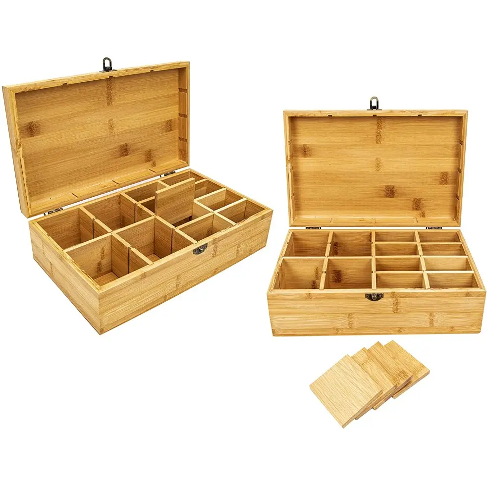 Professional Bio-degradable Bento Bamboo Box Box with Lock Packaging Fiber Bamboo 30 Gifts and Crafts Opp Bag Storage Disposable