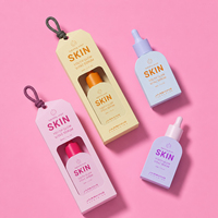 Vente en gros de flacons en verre plats et arqués de luxe personnalisés de 30 ml avec compte-gouttes pour l'emballage de produits cosmétiques et de soins de la peau