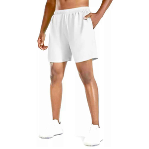 Pantalones cortos de gimnasio para hombre de etiqueta privada de talla grande, ropa deportiva, pantalones cortos de tabla sólidos, patrón antiarrugas, ecológico, teñido liso - Product Image 5