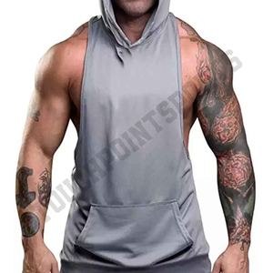 Débardeur de musculation sans manches avec Logo pour homme, top sans manches avec emmanchures, vêtement ouvert sur le côté - Product Image 6
