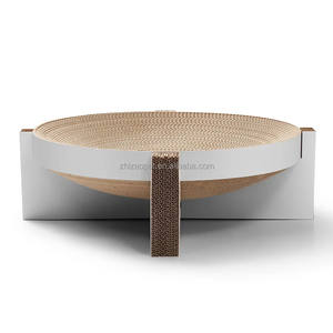 Cama Desmontable de Cartón Corrugado para Gatos, Rascador y Árbol de Ahorro de Espacio para Gatos - Product Image 4