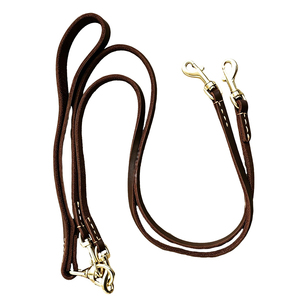 Correa <span class=keywords><strong>de</strong></span> Cuero para <span class=keywords><strong>Perros</strong></span> Hecha a Mano, Duradera, <span class=keywords><strong>de</strong></span> Lujo, Personalizada, para Dos <span class=keywords><strong>Perros</strong></span> - Product Image 5