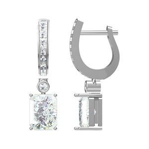 Elegantes pendientes de diamantes Ethical Control Lab en oro de 10K 14K 18K Múltiples opciones - Product Image 2