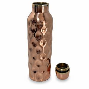 Botella de Agua de Cobre de Diseño Minimalista, Estilo Anatolia, Hecha de Metal - Product Image 5