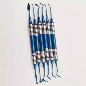 Juego de Curetas Gracey Dentales de Ortodoncia y Periodoncia, 9 Piezas, Instrumentos Dentales Manuales, Mango Hueco, Acero Inoxidable, Ergonómico - Product Image 1