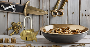 Serrure en laiton en forme de poisson artisanale antique Offre Spéciale pour cadenas de sécurité de porte - Product Image 6