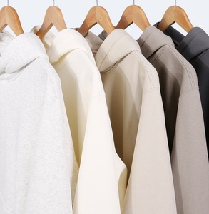 Sweat à capuche unisexe en vrac de grande taille en coton de grande taille de haute qualité, couleur unie, teint, pull à capuche pour femmes, vente en gros - Product Image 3