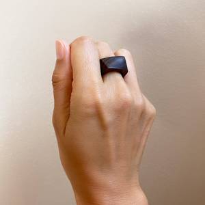 Anillo de Madera Maciza Personalizado al por Mayor para Hombre y Mujer, Último Modelo de Anillo Estilo Ángel - Product Image 6