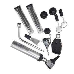 Nuevo Set de Diagnóstico Manual con Otoscopio y Oftalmoscopio LED para Uso Humano y Veterinario, de Acero - Product Image 6