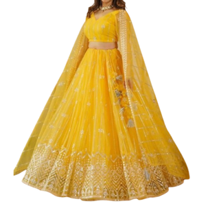 Vestido Shalwar Kameez de 3 Piezas, 100% Seda de Alta Calidad, Estilo Boutique Pakistaní, Bordado a Mano, Informal, para Fiestas - Product Image 1