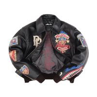 Chaqueta de Cuero Vacuno Personalizada para Hombre, Chaqueta de Motociclista con Cuello Alto para Hombre